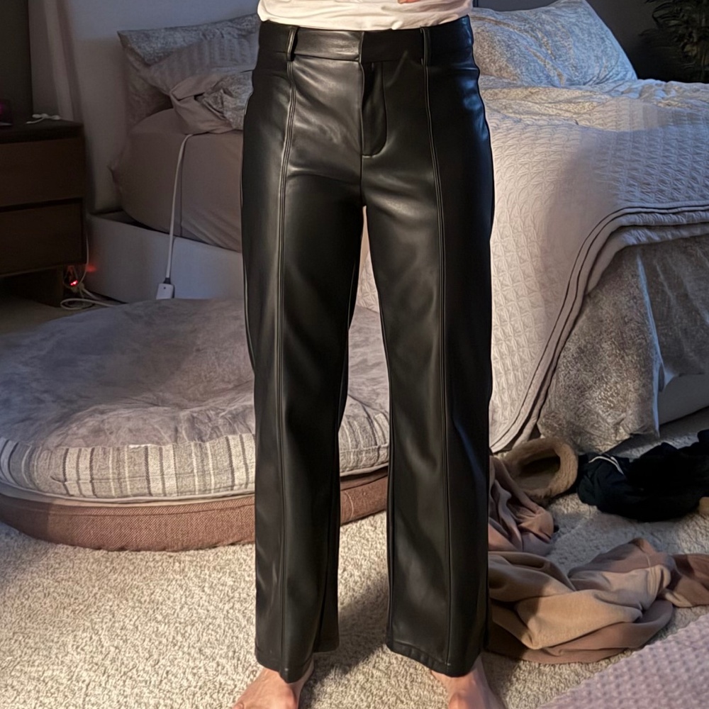 7 For All Mankind Vegan Leather Pants
